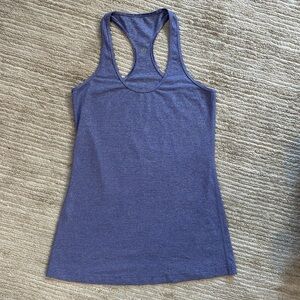 Lululemon workout tank purple size 4 stretchy tank top fitness athletic small